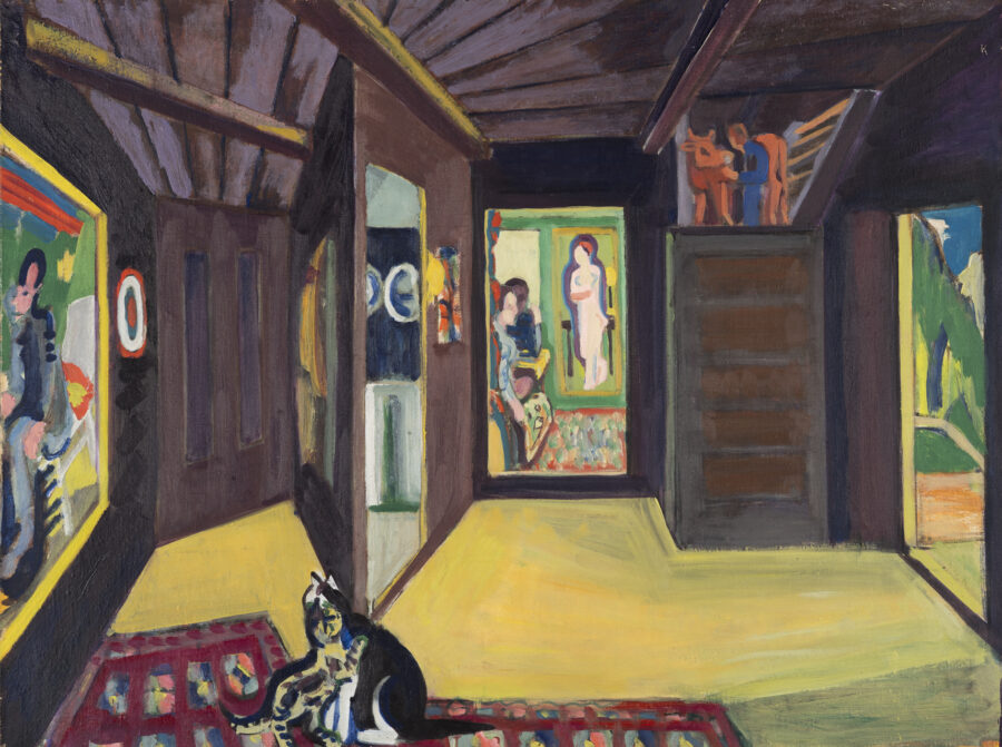 Ernst Ludwig Kirchner (1880 - 1938) Atelier da muntogna, 1937 ieli sin taila